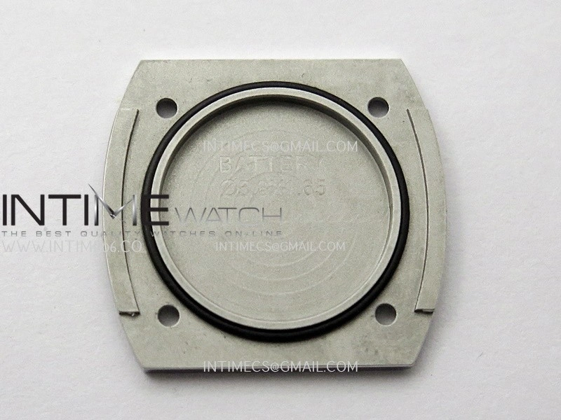 Baignoire Watch Diamond Bezel SS AF 1:1 Best Edition Silver Dial On Black Croco Strap RONDA Quartz