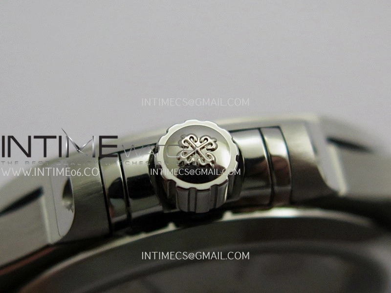 Nautilus 7118 Ladies Diamond Bezel SS DDF 1:1 Best Edition Silver Dial On SS Bracelet Super Clone DD324