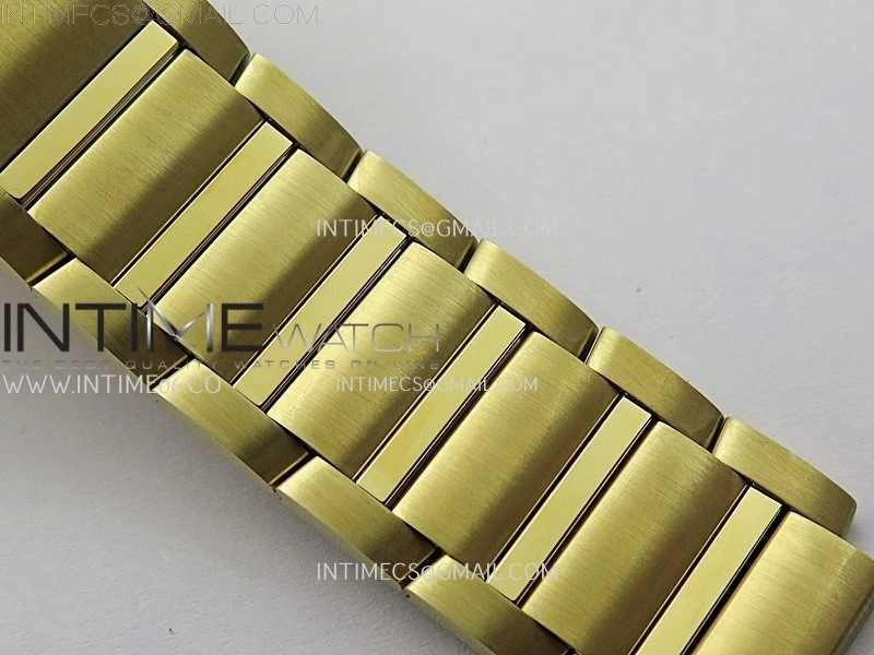 Tank Francaise Ladies 27mm Diamond Bezel YG 8848F 1:1 Best Edition Silver Dial on YG Bracelet Ronda Quartz V2