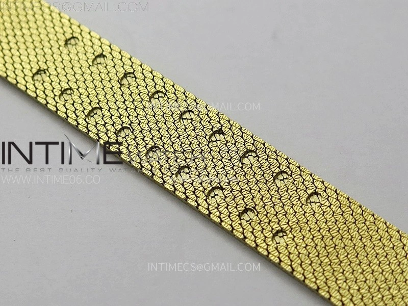 La D de dior Satine 25mm Diamond Bezel YG Case 8848F 1:1 Best Edition Gold Dial on YG bracelet Swiss Quartz