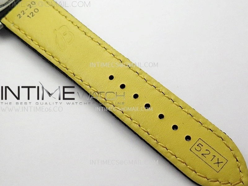 Avenger Automatic 43mm SS TF 1:1 Best Edition Black Dial Stick Marker on Black Nylon Strap A2824