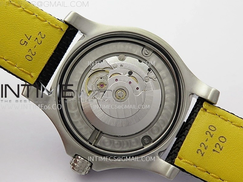 Avenger Automatic 43mm SS TF 1:1 Best Edition Black Dial Stick Marker on Black Nylon Strap A2824