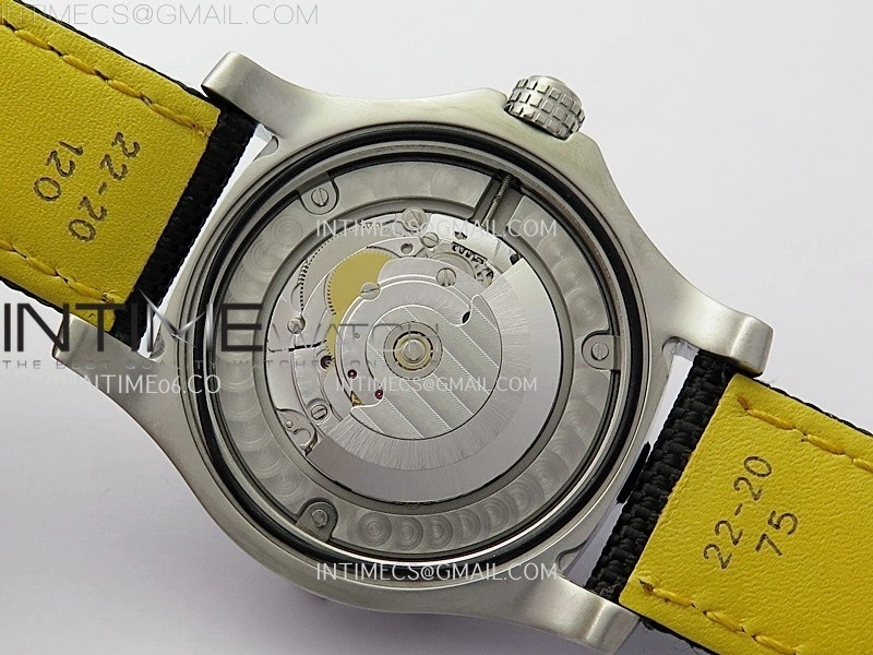 Avenger Automatic 43mm SS TF 1:1 Best Edition Black Dial Stick Marker on Black Nylon Strap A2824