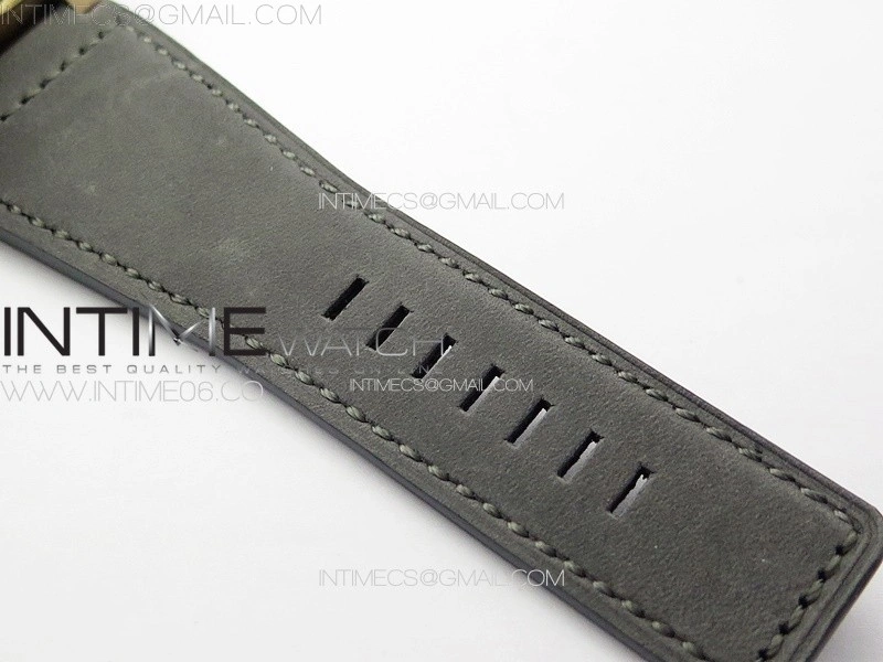 BR 03-92 Diver Ceramic Bezel Bronze B12 1:1 Best Edition Green Dial on Gray Leather Strap MIYOTA 9015