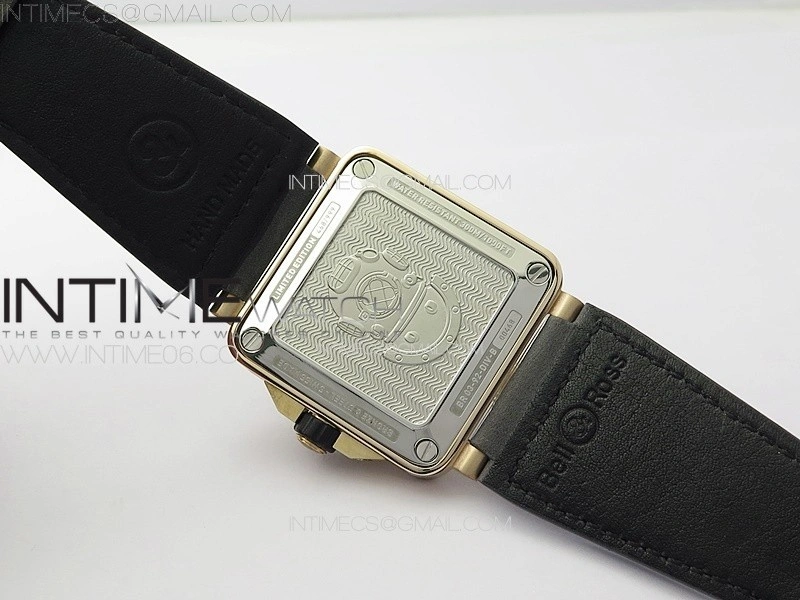 BR 03-92 Diver Ceramic Bezel Bronze B12 1:1 Best Edition Green Dial on Gray Leather Strap MIYOTA 9015