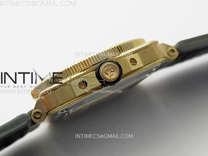 BR 03-92 Diver Ceramic Bezel Bronze B12 1:1 Best Edition Green Dial on Gray Leather Strap MIYOTA 9015