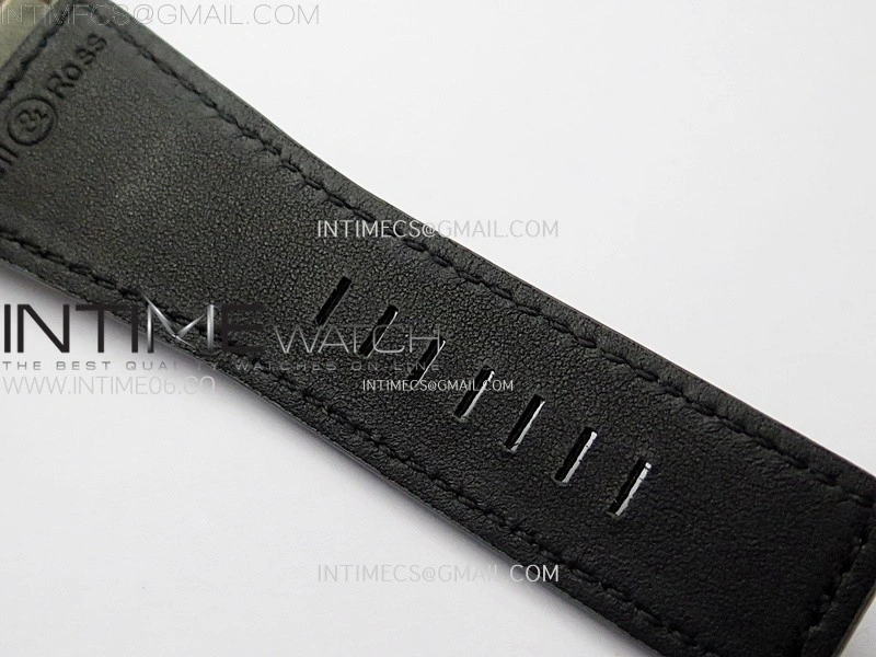 BR 03-92 Diver Ceramic Bezel Bronze B12 1:1 Best Edition Green Dial on Gray Leather Strap MIYOTA 9015