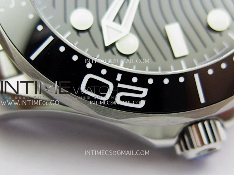 Seamaster Diver 300M Black Ceramic Bezel V4 VSF 1:1 Best Edition Black Dial On SS Bracelet Super Clone Asian 8800