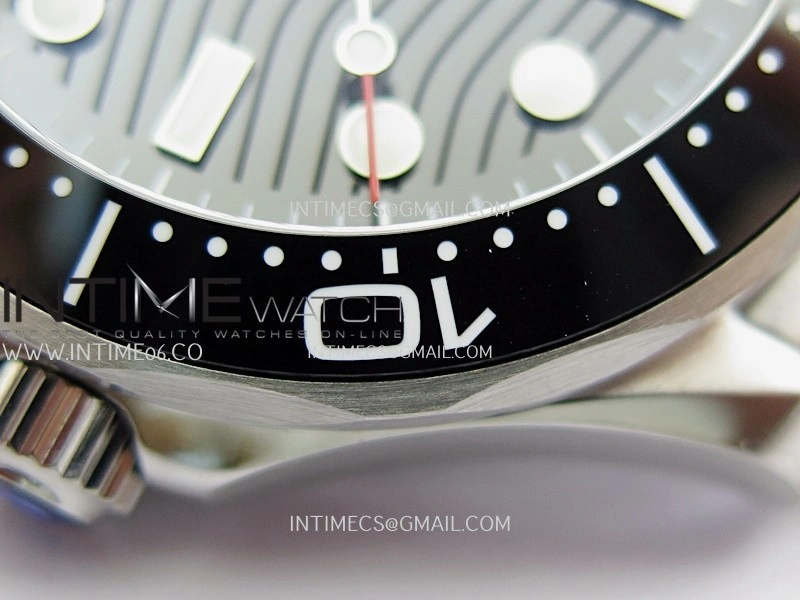 Seamaster Diver 300M Black Ceramic Bezel V4 VSF 1:1 Best Edition Black Dial On SS Bracelet Super Clone Asian 8800