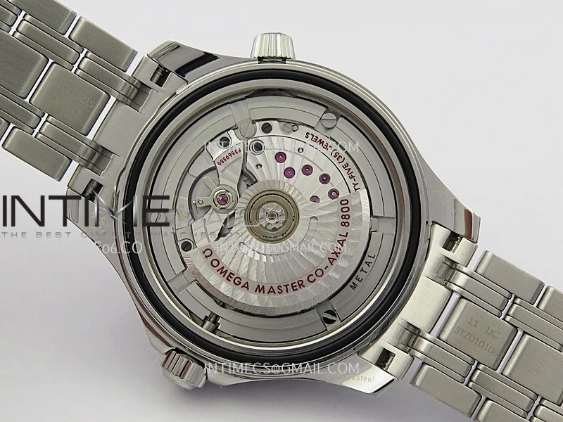 Seamaster Diver 300M Black Ceramic Bezel V4 VSF 1:1 Best Edition White Dial On SS Bracelet Super Clone Asian 8800