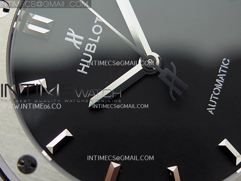 Classic Fusion 42mm Titanium JJZF 1:1 V2 Best Edition Black Dial On Black Rubber Strap
