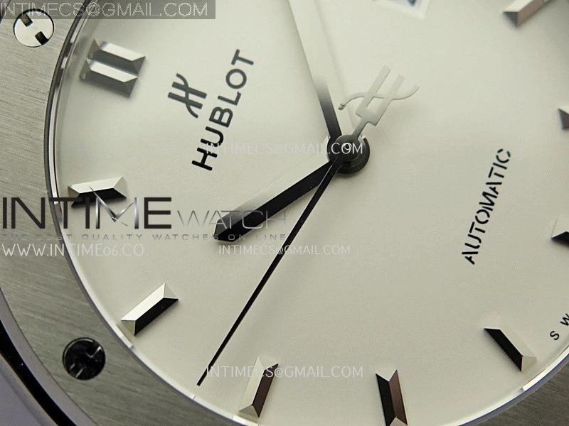 Classic Fusion 42mm Titanium JJZF 1:1 V2 Best Edition White Dial On Black Rubber Strap