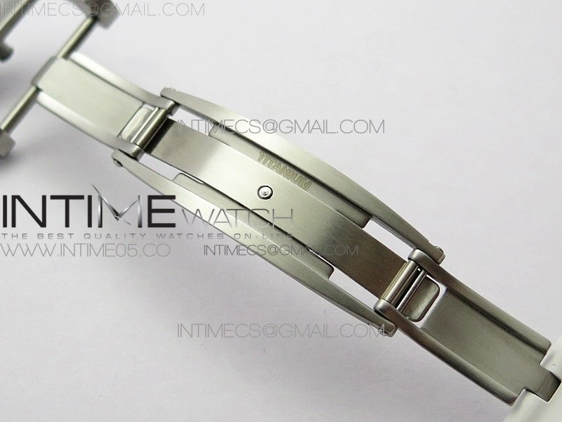 RM055 White Ceramic KVF Best Edition Skeleton Dial Blue Crown on White Rubber Strap MIYOTA8215 V3