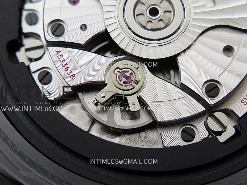 Seamaster Diver 300M Black Ceramic RG ORF 1:1 Best Edition Black Dial On Black Rubber Strap Super Clone Asian 8806