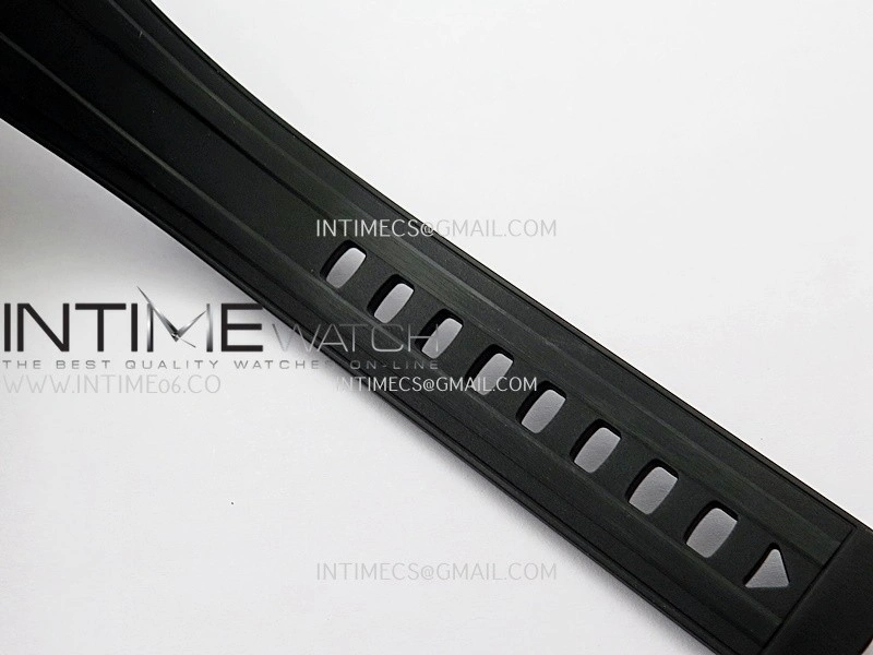 Seamaster Diver 300M Black Ceramic SS ORF 1:1 Best Edition Black Dial On Black Rubber Strap Super Clone Asian 8806