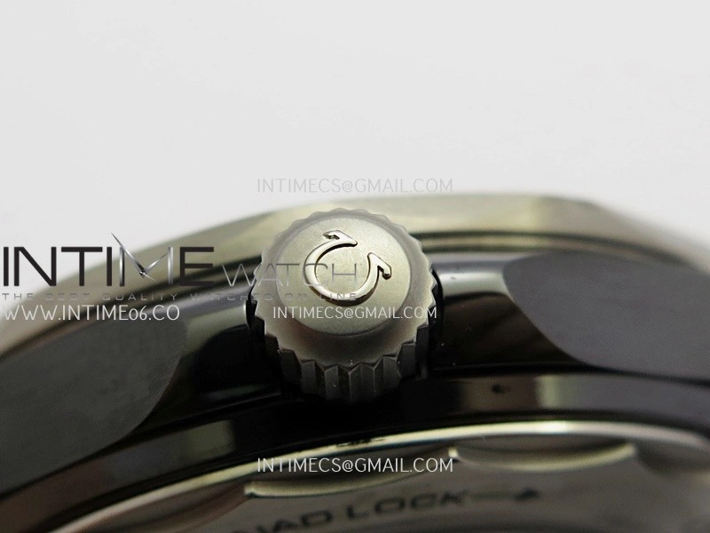 Seamaster Diver 300M Black Ceramic SS VSF 1:1 Best Edition Black Dial On Black Rubber Strap Super Clone Asian 8806