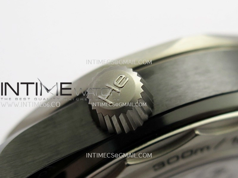 Seamaster Diver 300M Black Ceramic SS VSF 1:1 Best Edition Black Dial On Black Rubber Strap Super Clone Asian 8806