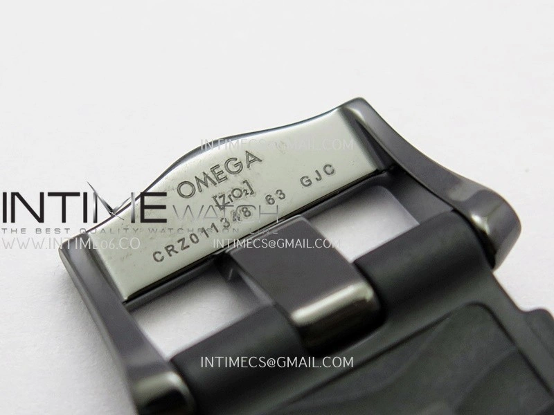Seamaster Diver 300M Black Ceramic SS VSF 1:1 Best Edition Black Dial On Black Rubber Strap Super Clone Asian 8806