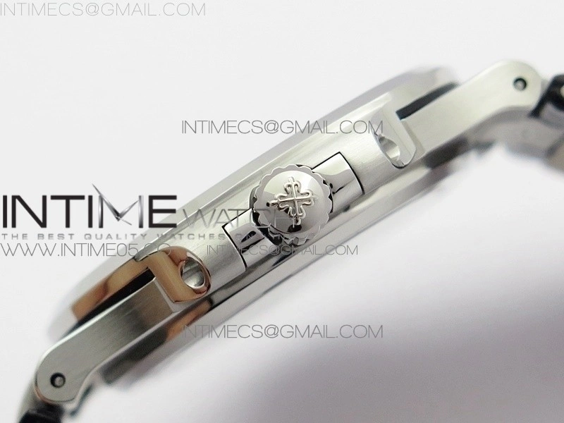 Nautilus Jumbo 5711 Super Replication PPF V4 1:1 Best Edition White Textured Dial on Black Leather Strap PPF324