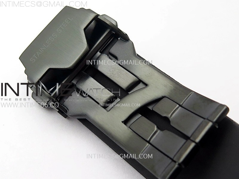 Square Bang Unico 42mm RG Ceramic BBF 1:1 Best Edition Skeleton Dial on Black Rubber Strap A1280