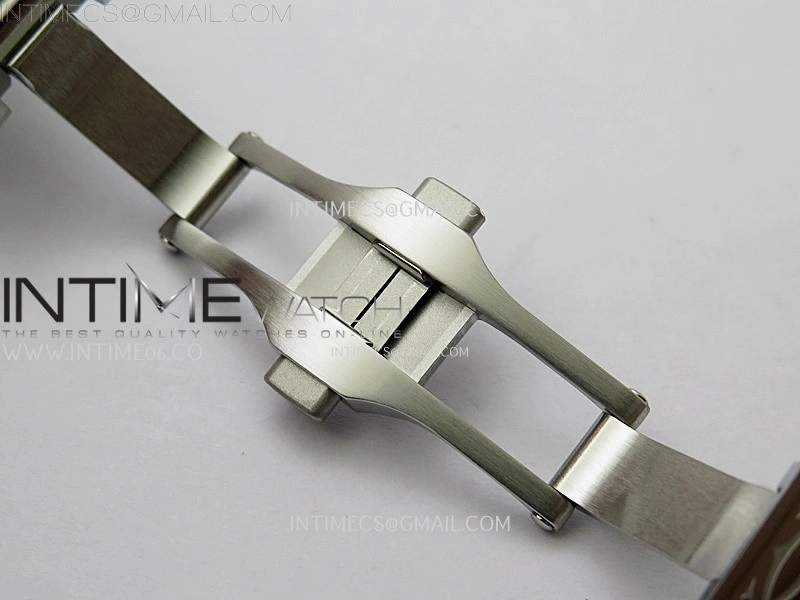 Santos de Cartier 35mm SS BVF 1:1 Best Edition White Dial on SS SmartLinks Bracelet MIYOTA 9015
