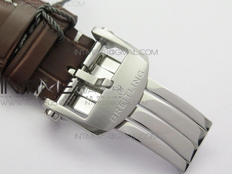 Premier A13315351 SS 42mm BLS 1:1 Best Edition Blue Dial on Brown Leather Strap A7750