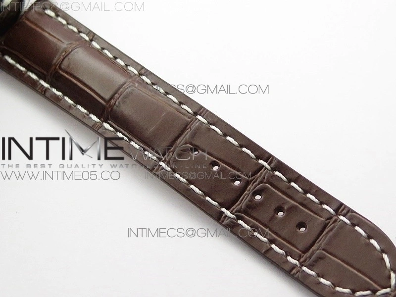 Premier A13315351 SS 42mm BLS 1:1 Best Edition Blue Dial on Brown Leather Strap A7750