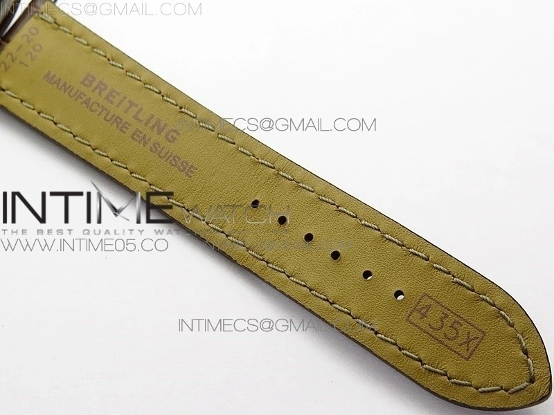 Premier A13315351 SS 42mm BLS 1:1 Best Edition Blue Dial on Brown Leather Strap A7750