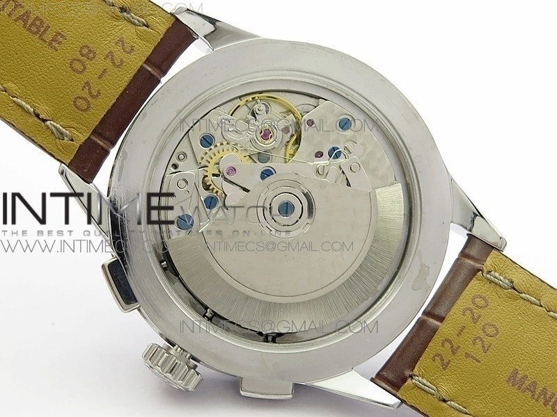 Premier A13315351 SS 42mm BLS 1:1 Best Edition Blue Dial on Brown Leather Strap A7750