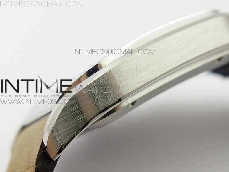 Santos de Cartier Large 2018 KOR 1:1 Best Edition White Dial on Brown Leather Strap MIYOTA 9015