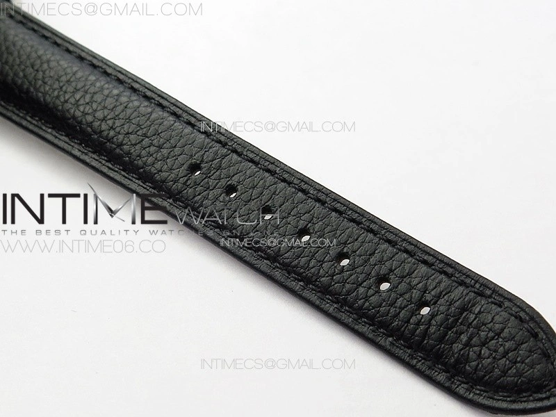 Tank Louis Ladies 22mm SS 8848F 1:1 Best Edition White Dial on Black Leather Strap Ronda Quartz