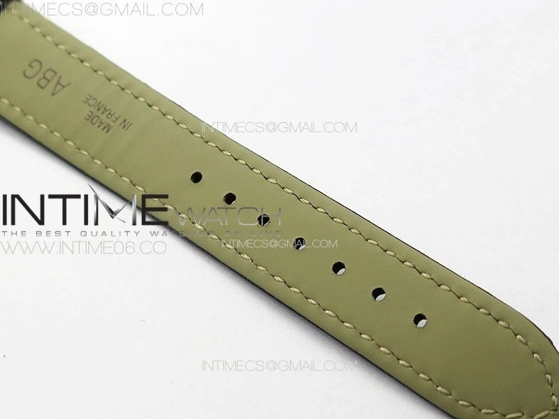 Tank Louis Ladies 22mm SS 8848F 1:1 Best Edition White Dial on Black Leather Strap Ronda Quartz