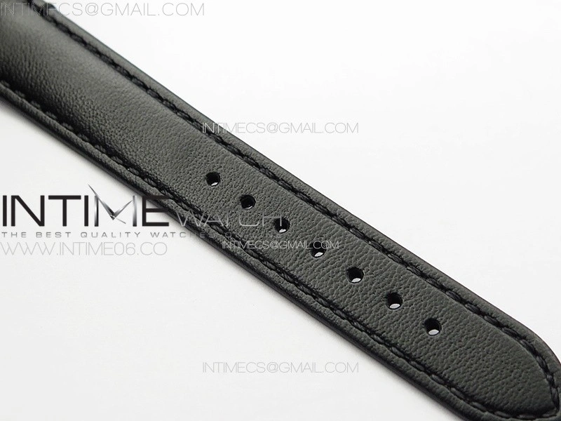 Tank Louis Ladies 22mm SS 8848F 1:1 Best Edition White Dial on Black Leather Strap Ronda Quartz