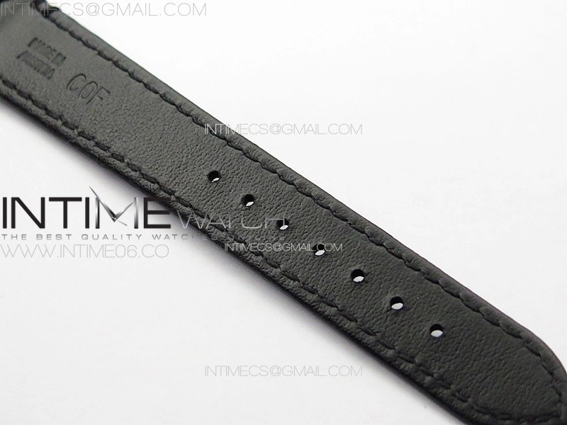 Tank Louis Ladies 22mm SS 8848F 1:1 Best Edition White Dial on Black Leather Strap Ronda Quartz