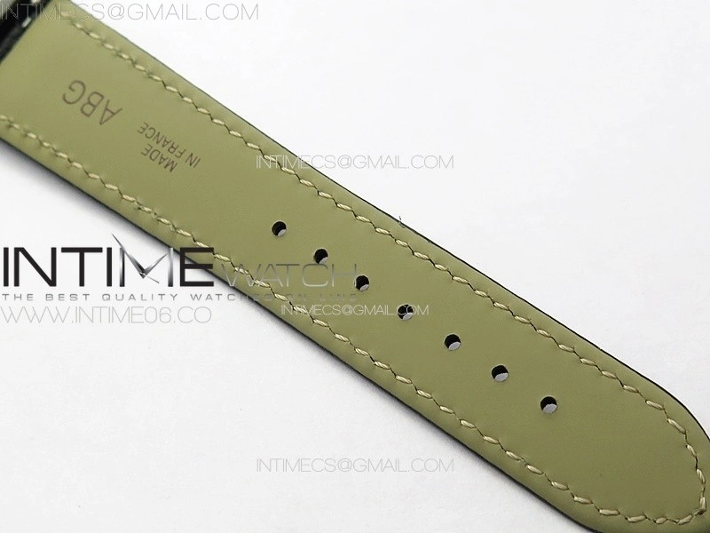Tank Louis Ladies 25mm SS 8848F 1:1 Best Edition White Dial on Black Leather Strap Ronda Quartz