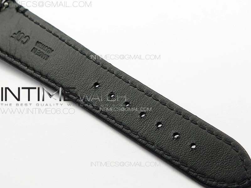 Tank Louis Ladies 25mm SS 8848F 1:1 Best Edition White Dial on Black Leather Strap Ronda Quartz