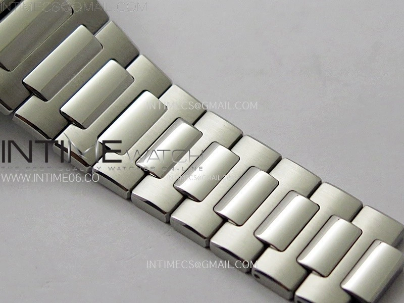 Nautilus 7118 New Version Ladies Diamonds Bezel PPF 1:1 Best Edition Gray Dial on SS Bracelet A324 Super Clone