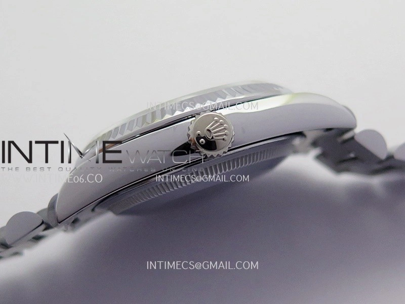 Day Date 128239 Gain Weight QF 1:1 Best Edition Gray Mop Dial Diamond Marker On President Bracelet A2836