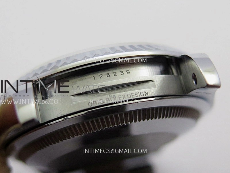 Day Date 128239 Gain Weight QF 1:1 Best Edition Gray Mop Dial Diamond Marker On President Bracelet A2836