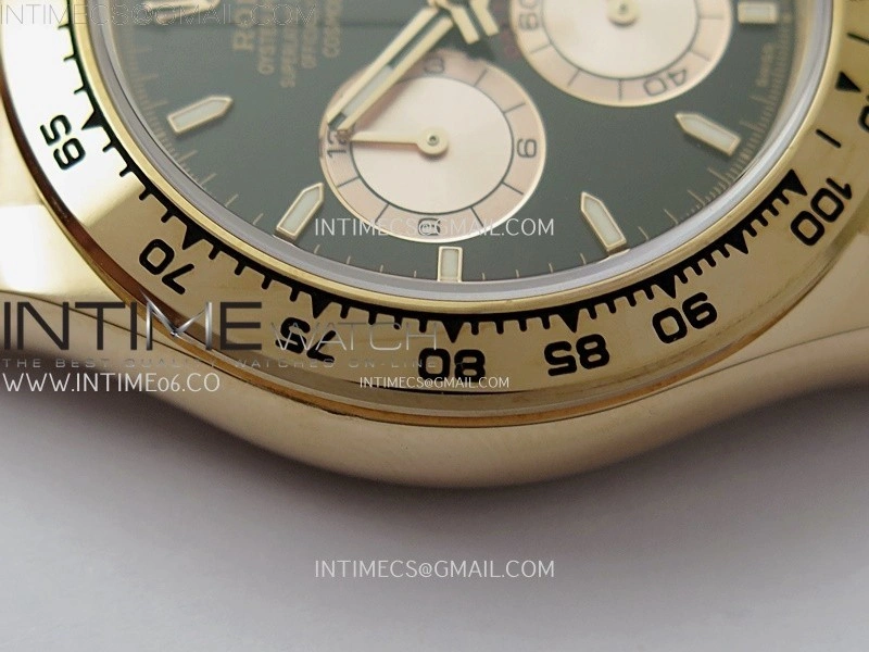 Daytona 126505 Gain Weight RG QF 1:1 Best Edition Bright Black Dial RG Subdial on RG Bracelet SH4131 V6