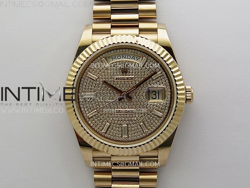Day Date 40mm 228235 Gain Weight RG tungsten APSF 1:1 Best Edition Diamond Dial on RG President Bracelet A3255