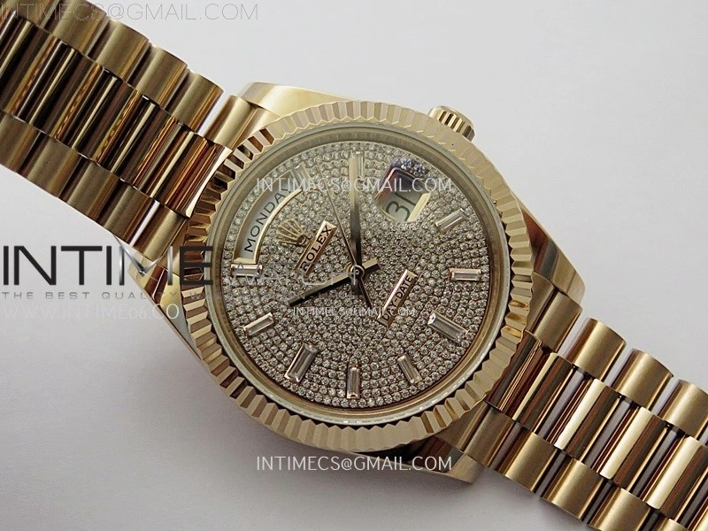 Day Date 40mm 228235 Gain Weight RG tungsten APSF 1:1 Best Edition Diamond Dial on RG President Bracelet A3255