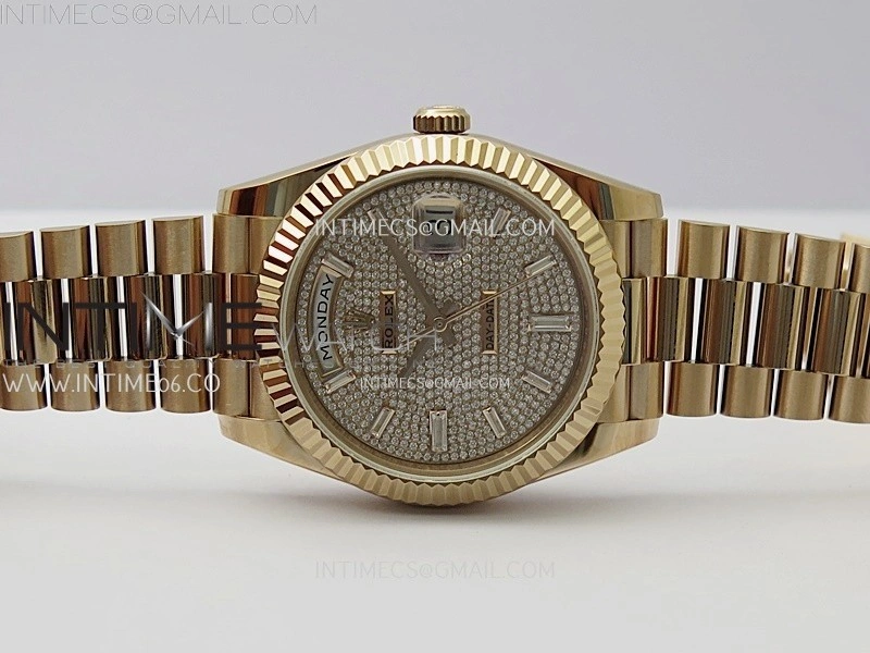 Day Date 40mm 228235 Gain Weight RG tungsten APSF 1:1 Best Edition Diamond Dial on RG President Bracelet A3255