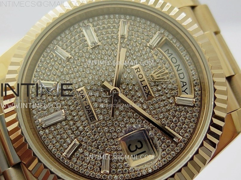 Day Date 40mm 228235 Gain Weight RG tungsten APSF 1:1 Best Edition Diamond Dial on RG President Bracelet A3255