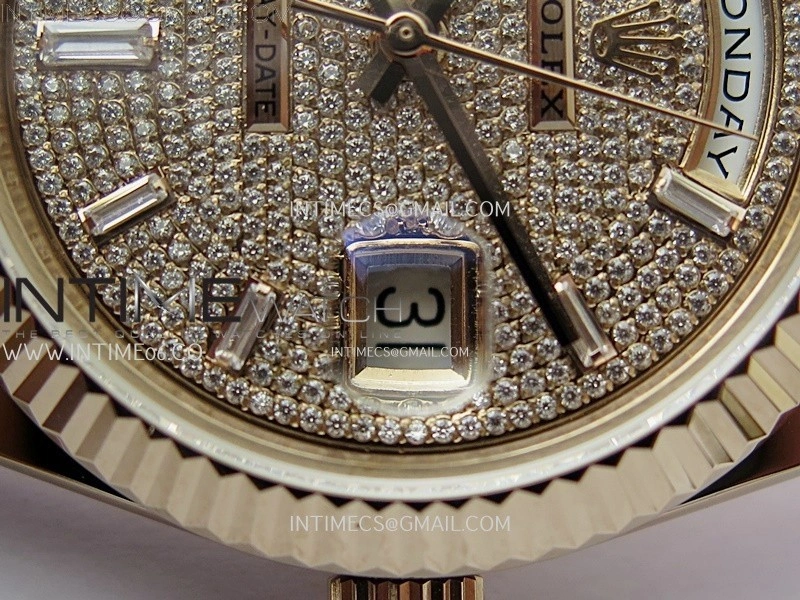 Day Date 40mm 228235 Gain Weight RG tungsten APSF 1:1 Best Edition Diamond Dial on RG President Bracelet A3255