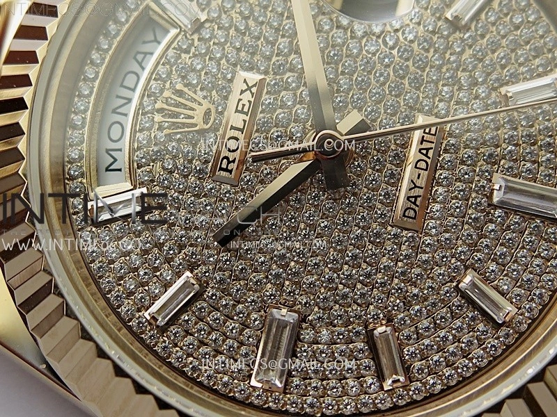 Day Date 40mm 228235 Gain Weight RG tungsten APSF 1:1 Best Edition Diamond Dial on RG President Bracelet A3255
