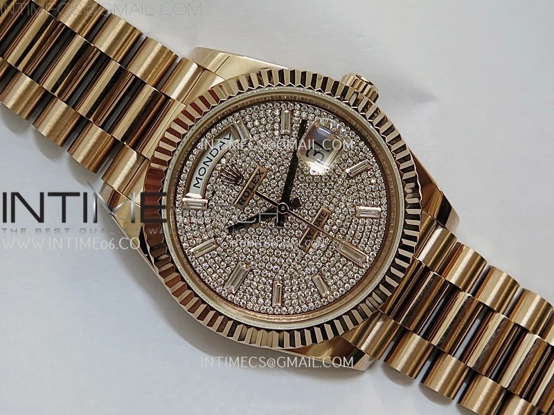 Day Date 40mm 228235 Gain Weight RG tungsten APSF 1:1 Best Edition Diamond Dial on RG President Bracelet A3255
