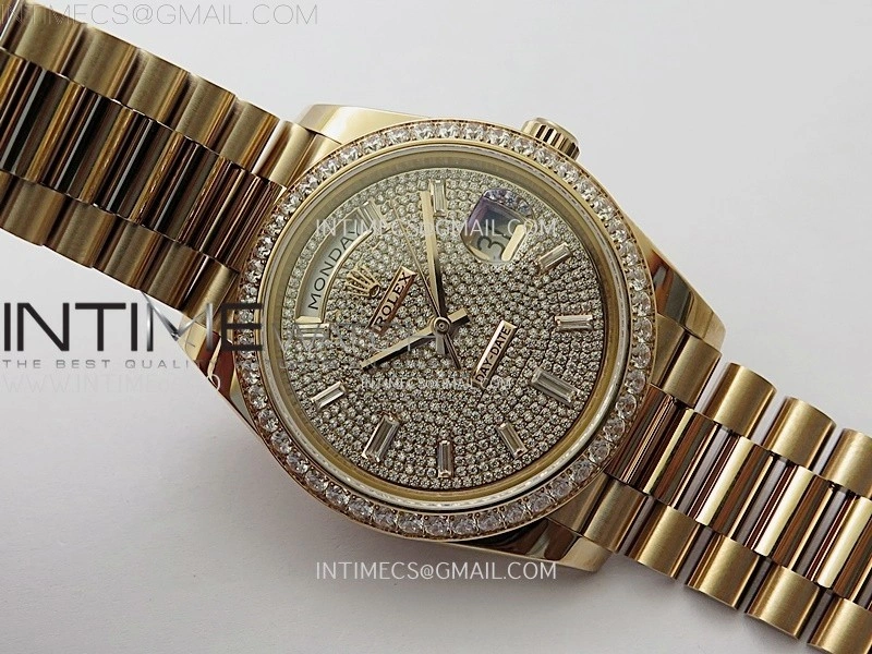 Day Date 40mm 228345 Gain Weight RG tungsten APSF 1:1 Best Edition Diamond Dial on RG President Bracelet A3255