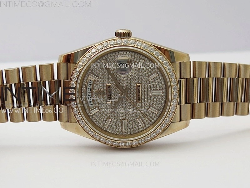 Day Date 40mm 228345 Gain Weight RG tungsten APSF 1:1 Best Edition Diamond Dial on RG President Bracelet A3255