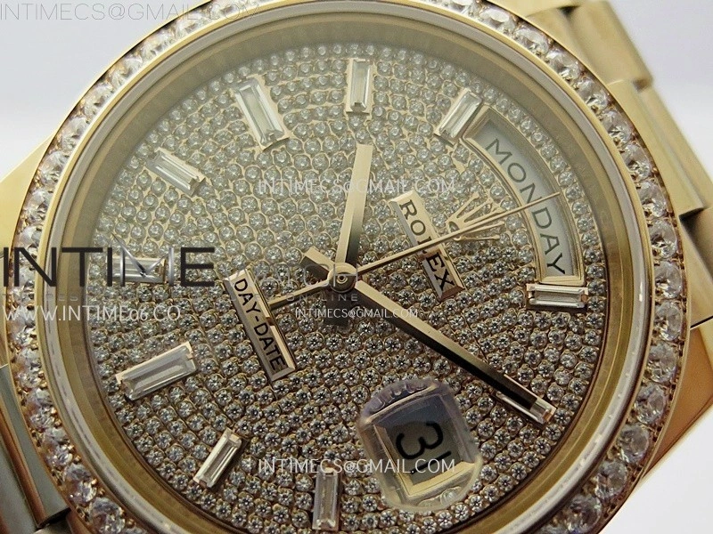 Day Date 40mm 228345 Gain Weight RG tungsten APSF 1:1 Best Edition Diamond Dial on RG President Bracelet A3255